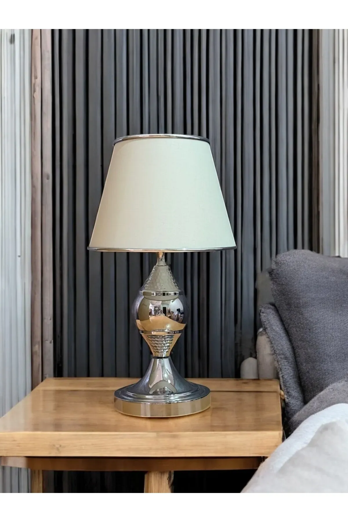 ABAJUR,MODERN,METAL VİDRO MODEL