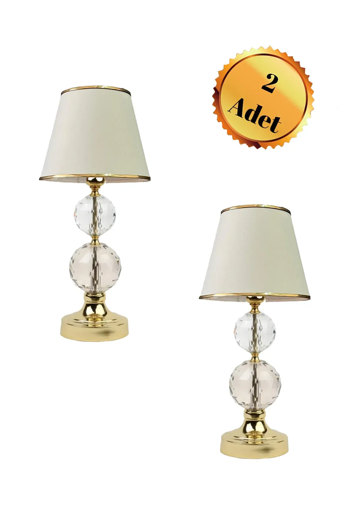 ABAJUR,LÜKS,MODERN,TAŞLI CAMA MODEL