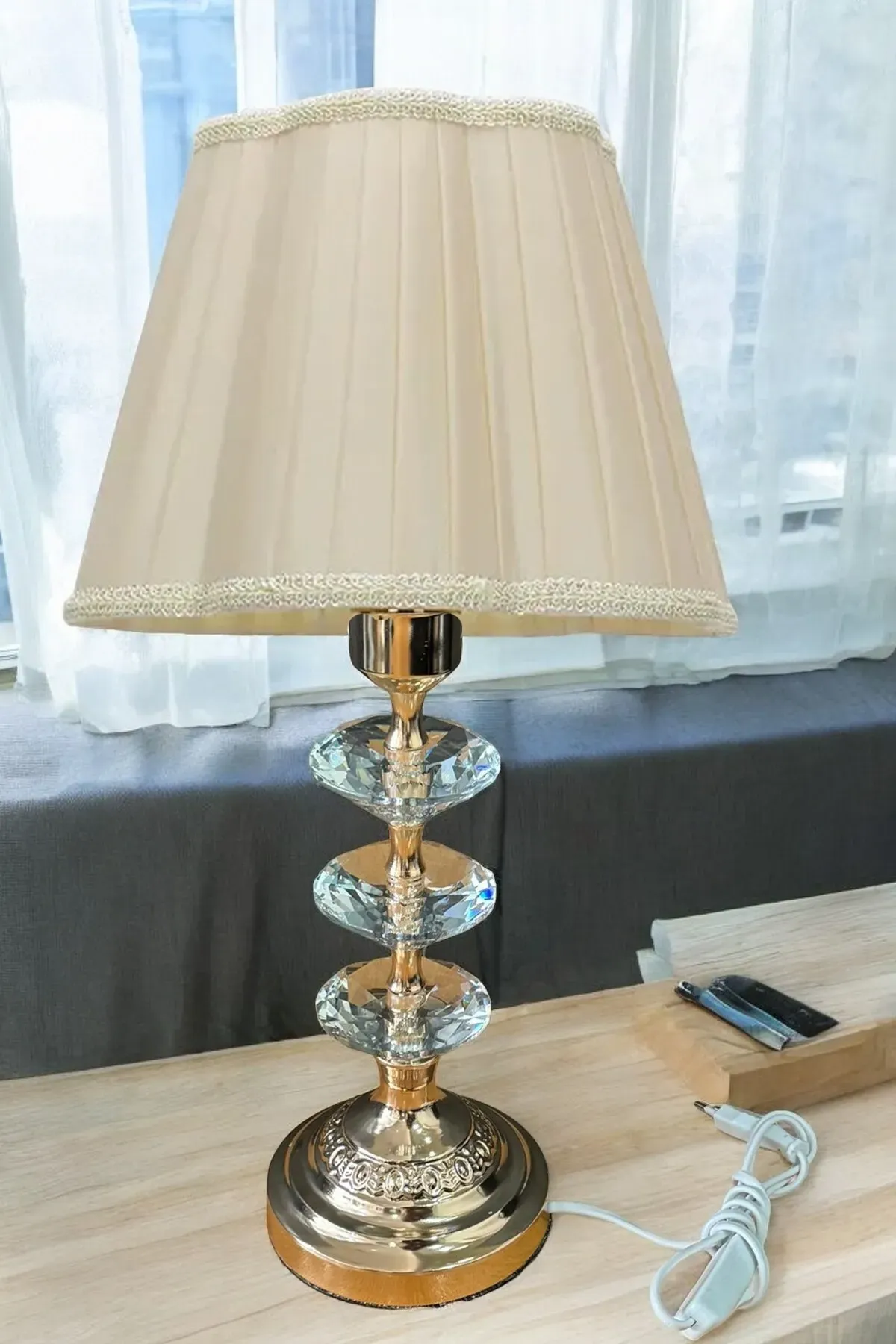 ABAJUR,MODERN,ŞIK,GECE LAMBASI DERRUBAR MODEL