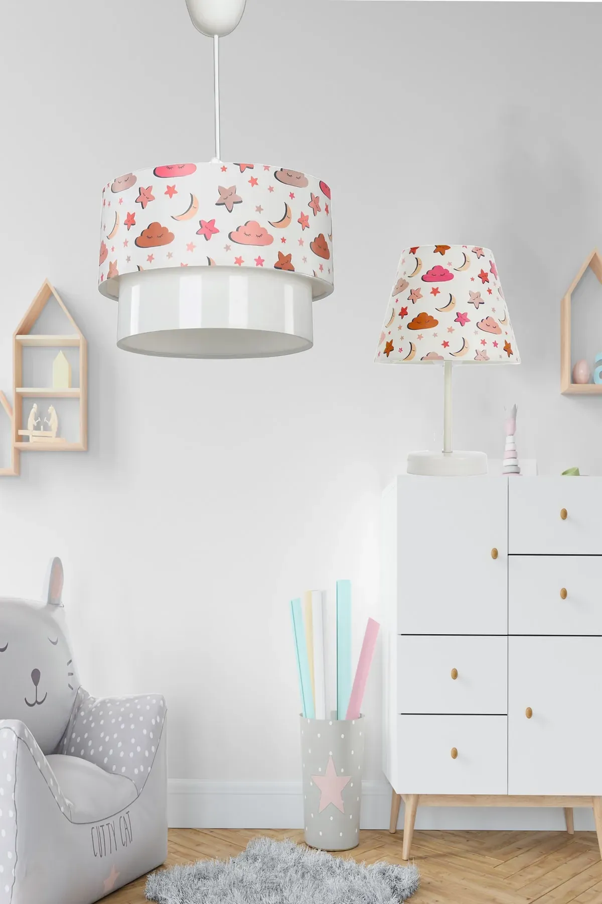 Avize,abajur,komidin Çocuk Odası Set Larin Model