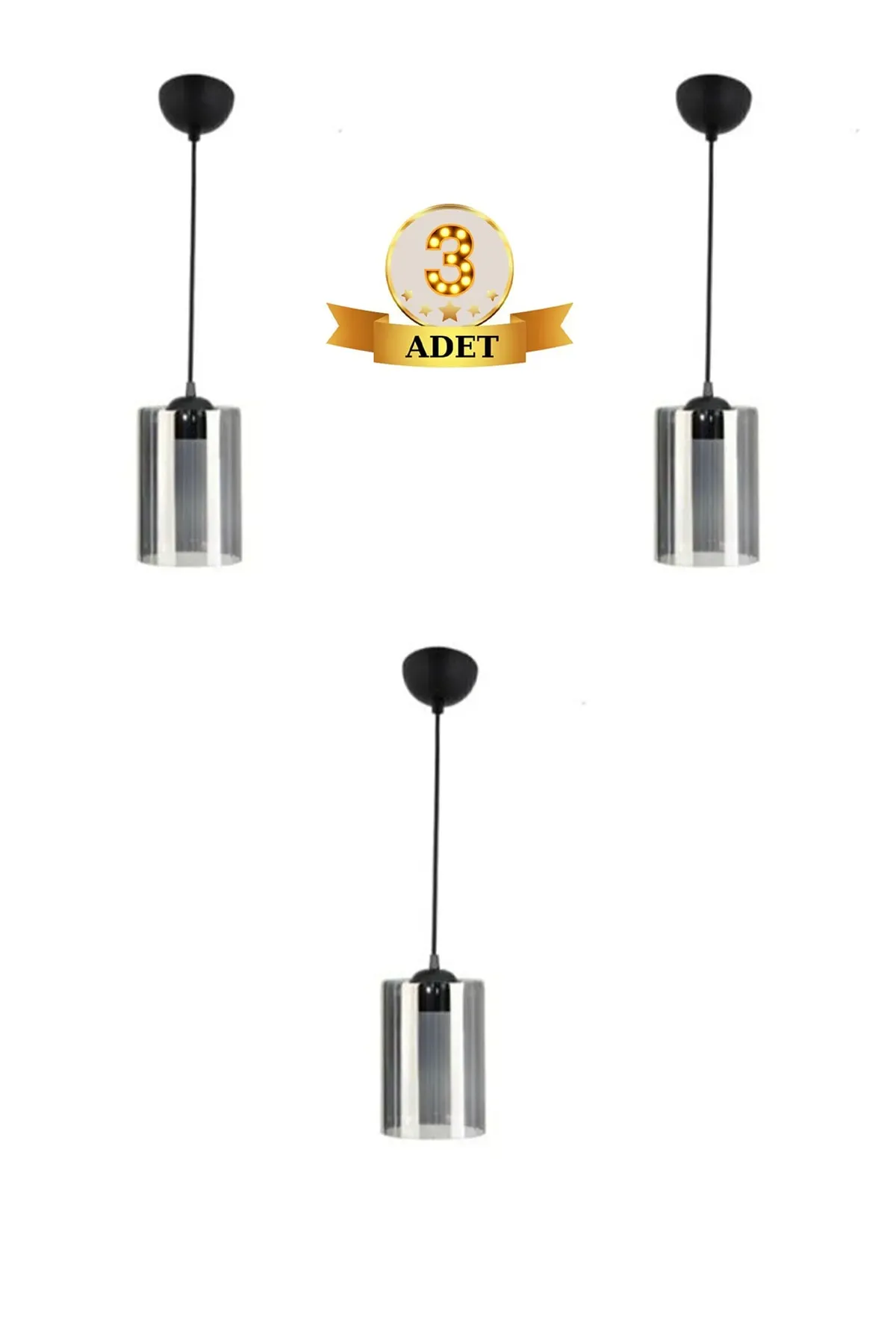 Avize,sarkıt 3 Adet Modern Anja Model