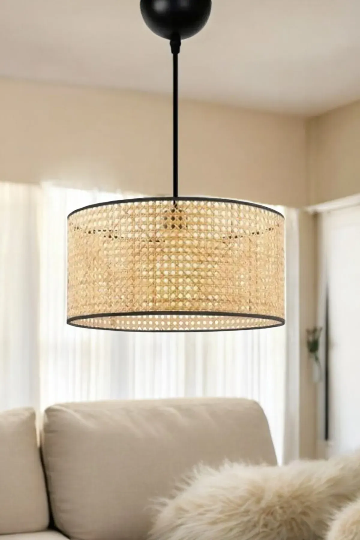 AVİZE,MODERN,SARKIT,GERÇEK HASIR ROCOSO MODEL