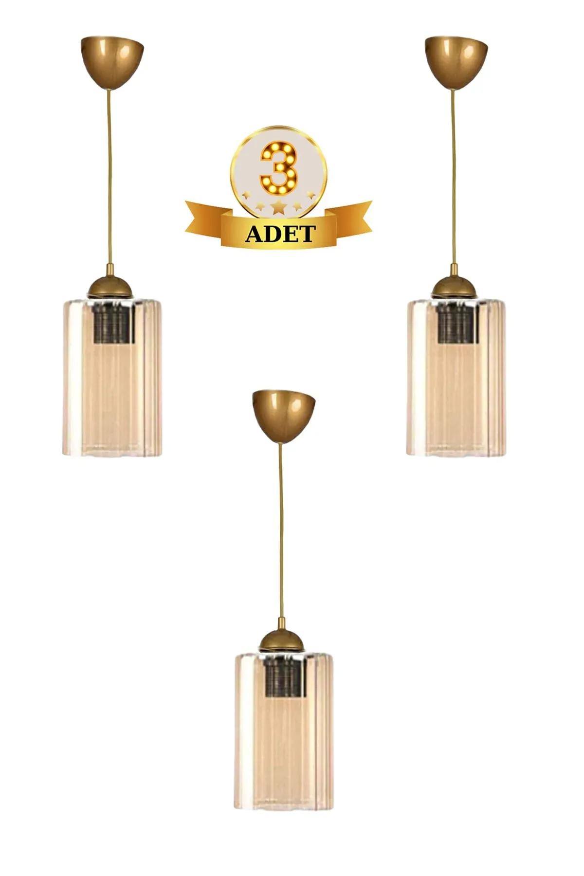Avize,sarkıt 3 Adet Modern Andino Model