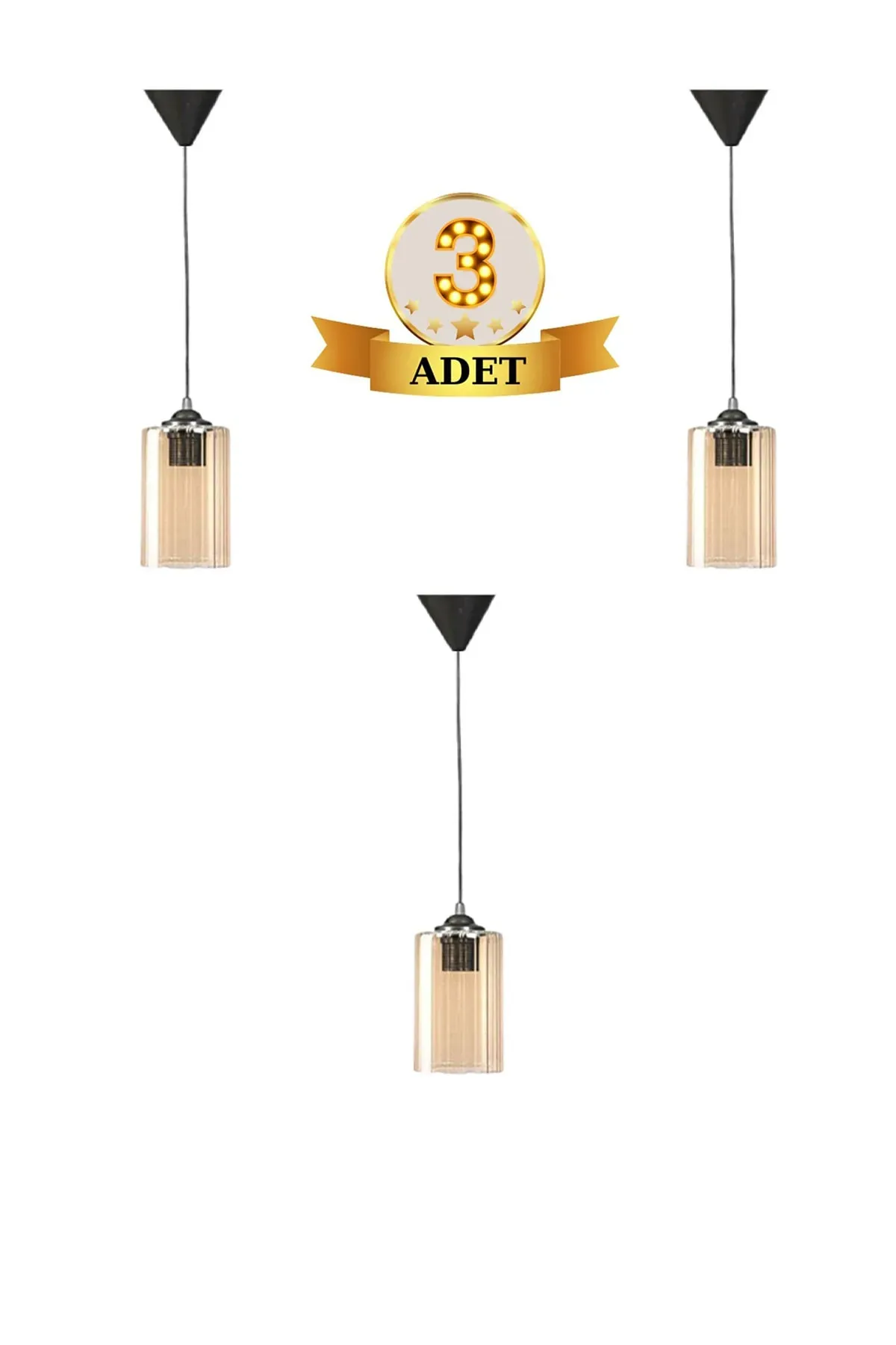 Avize,sarkıt 3 Adet Modern Milos Model