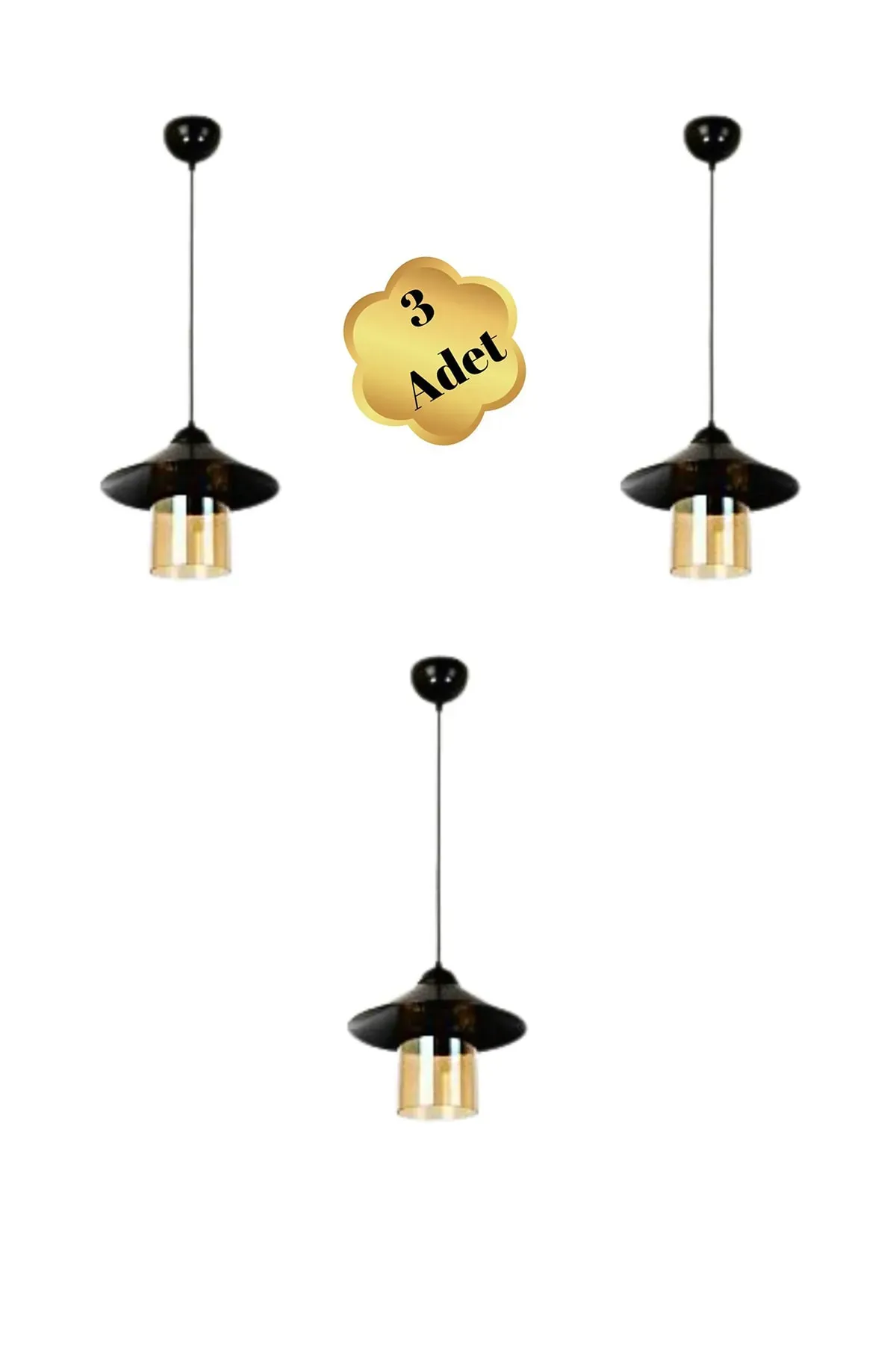 Avize,sarkıt 3 Adet Modern Fiorella Model