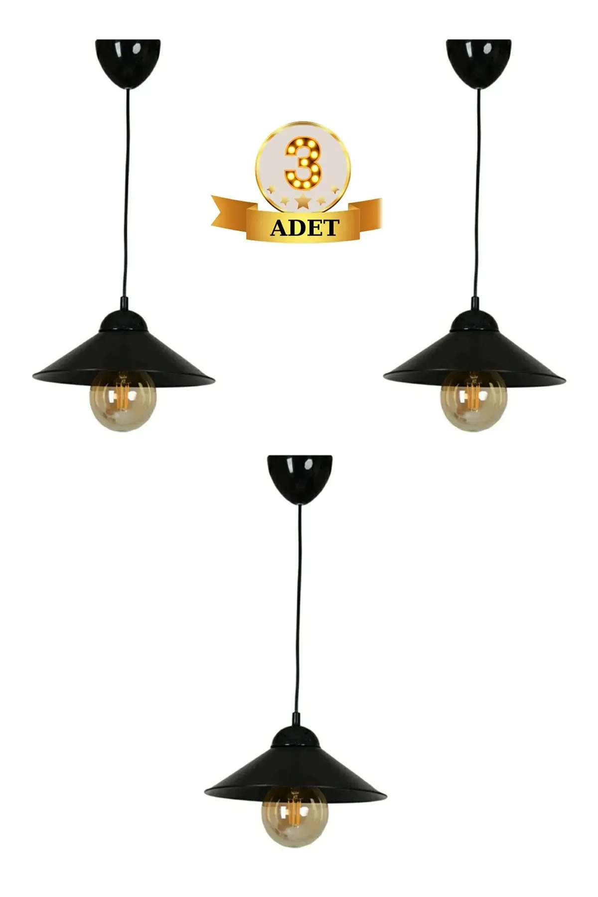 Avize,sarkıt 3 Adet Modern Alexus Model