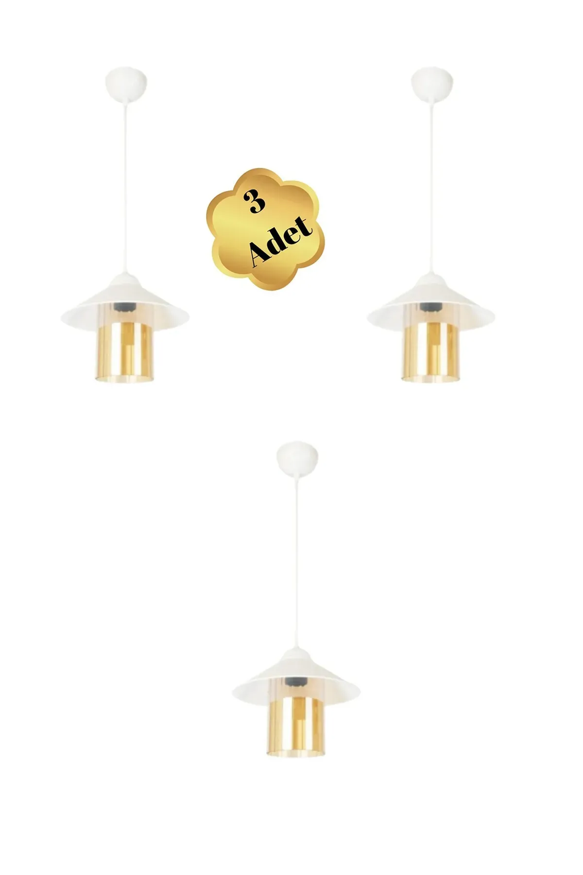 Avize,sarkıt 3 Adet Modern Amaranth Model