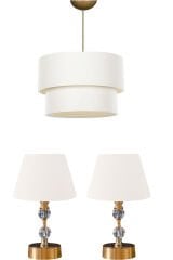 AVİZE,ABAJUR,KOMİDİN SET,SARKIT,MODERN GUSTA MODEL